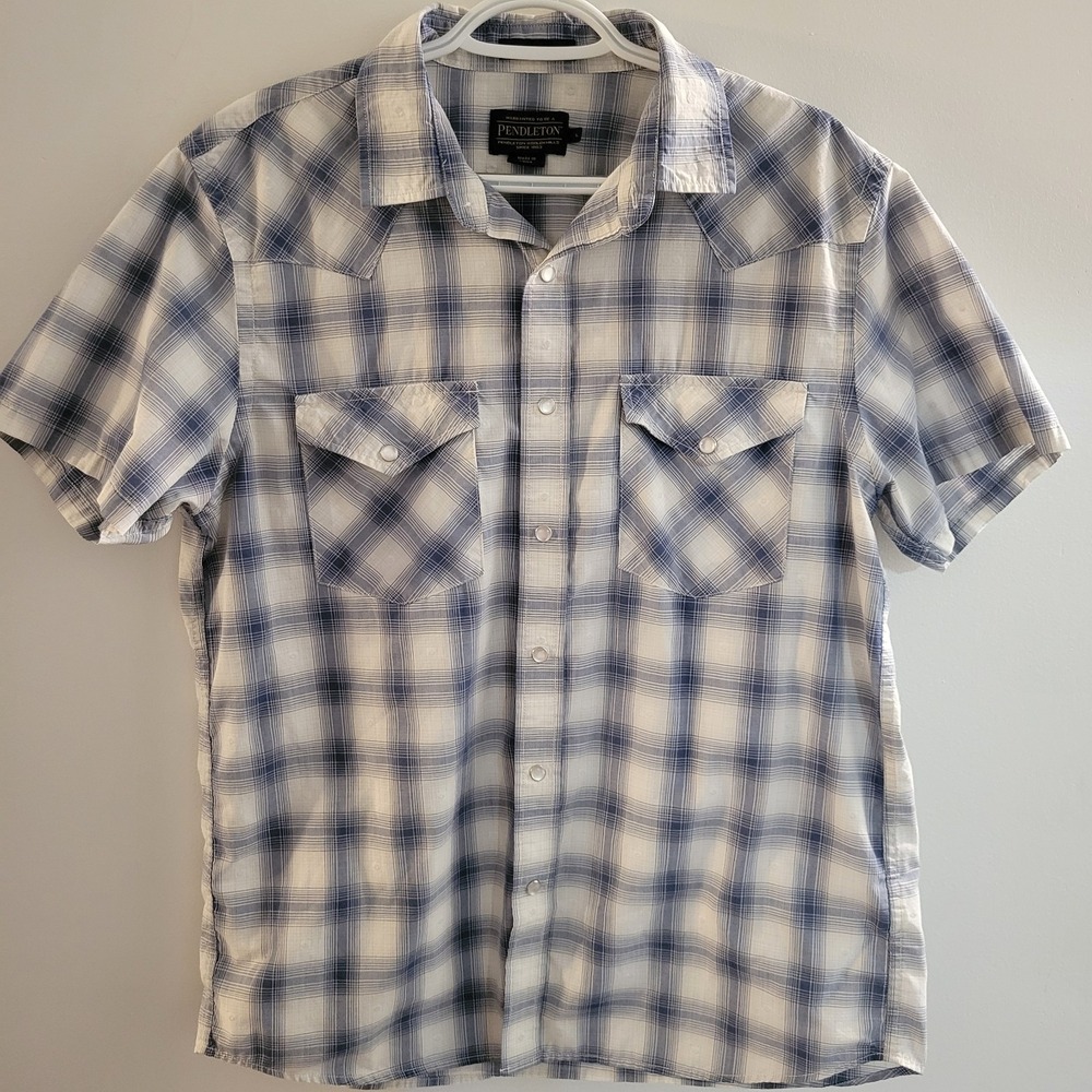 Pendleton Frontier Pearl Snap Button Up Shirt Men… - image 1